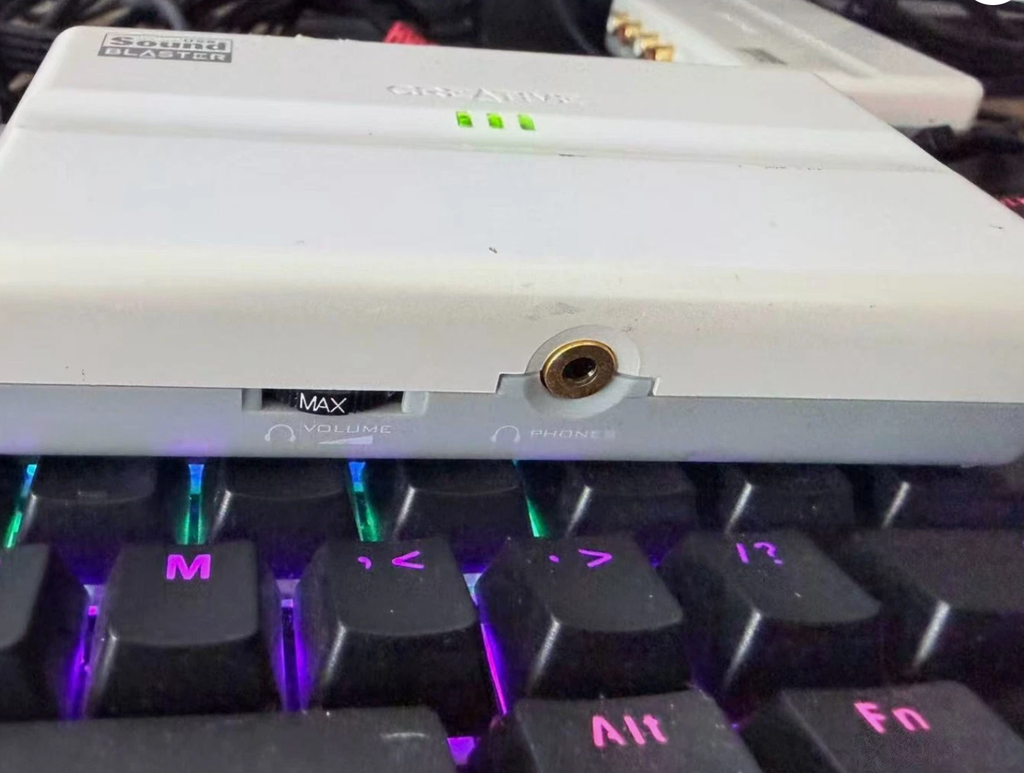 Creative Labs External Sound Blaster Model SB0271 Sound Card Made in Malaysia