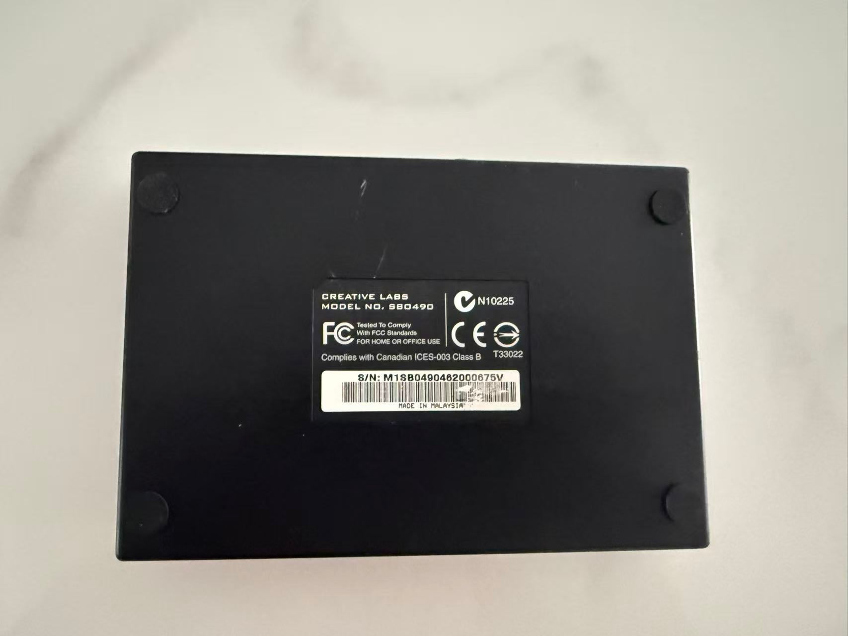 Creative Labs External Sound Blaster Model SB04900 Sound Card Malaysia #0675V