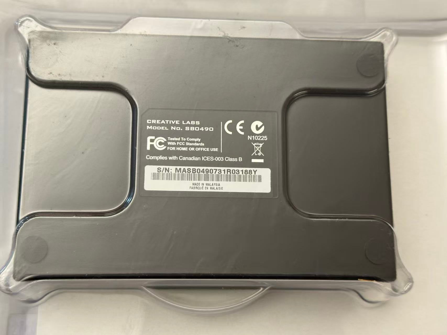 Creative Labs Live! 24-bit External Sound Blaster Model SB0490 /w Box