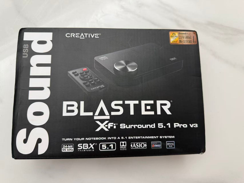 Creative Sound Blaster X-Fi Pro 5.1 USB Sound Card New & Sealed