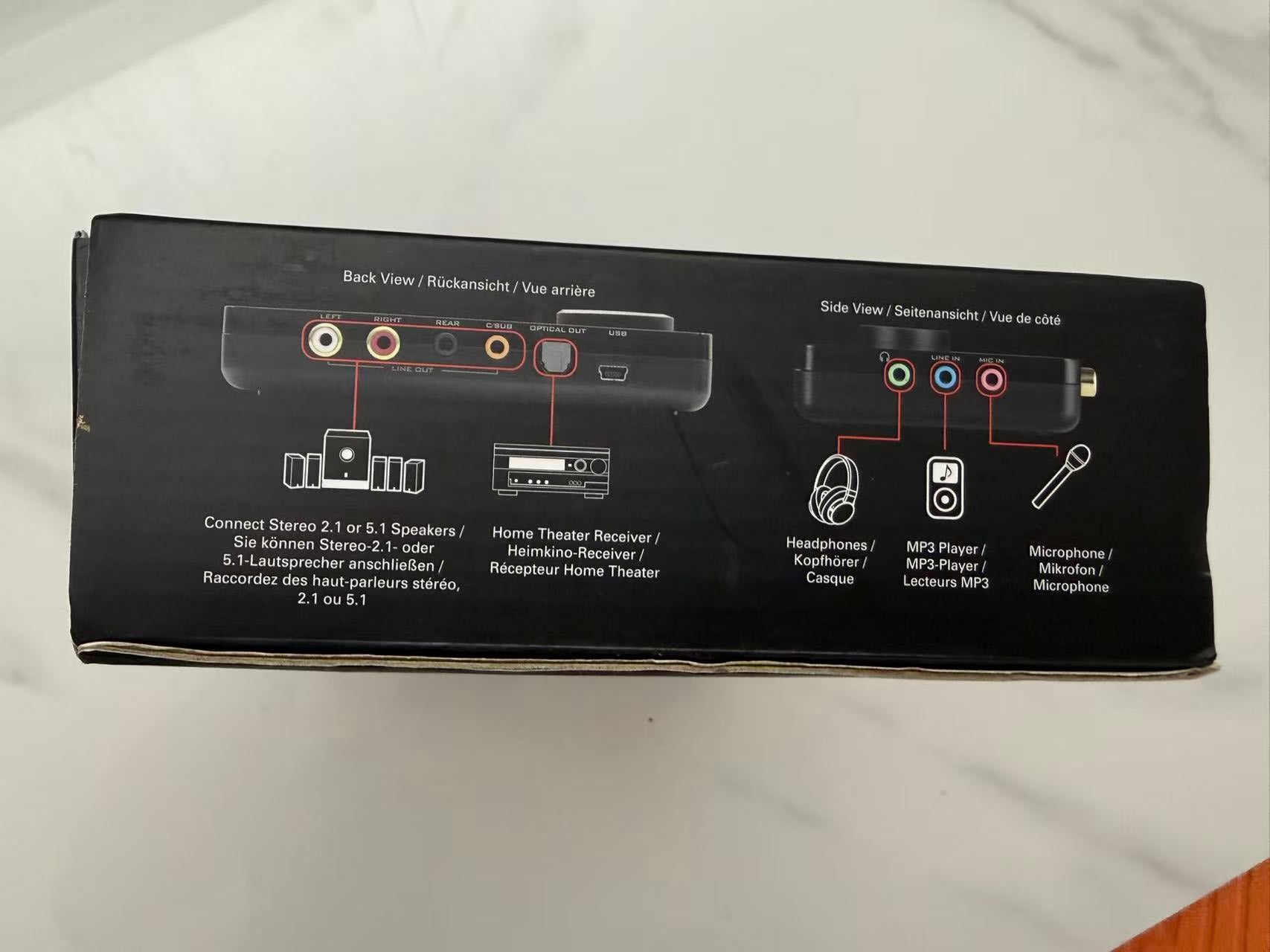 Creative Sound Blaster X-Fi Pro 5.1 USB Sound Card New & Sealed