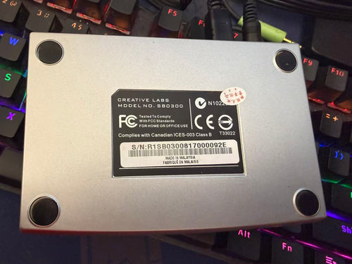 Creative Labs External Sound Blaster Model SB0300 Sound Card Malaysia