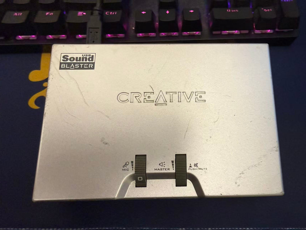 Creative Labs Live! 24-bit External Sound Blaster Model SB0490 Sound Card  #804W