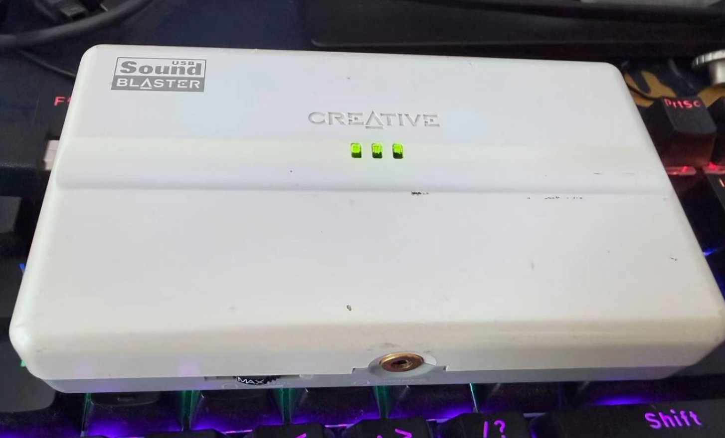 Creative Labs External Sound Blaster Model SB0271 Sound Card Made in China