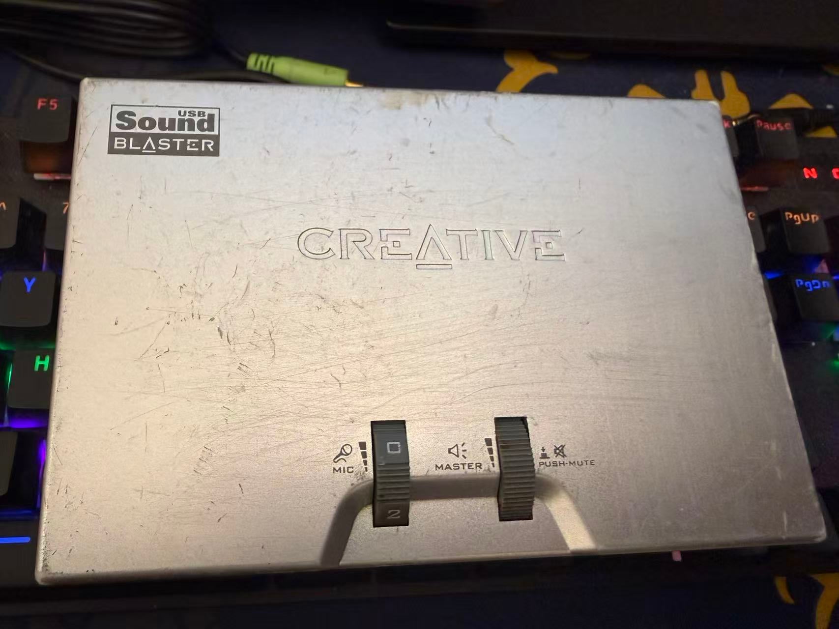 Creative Labs Live! 24-bit External Sound Blaster Model SB0490 Sound Card  #611w