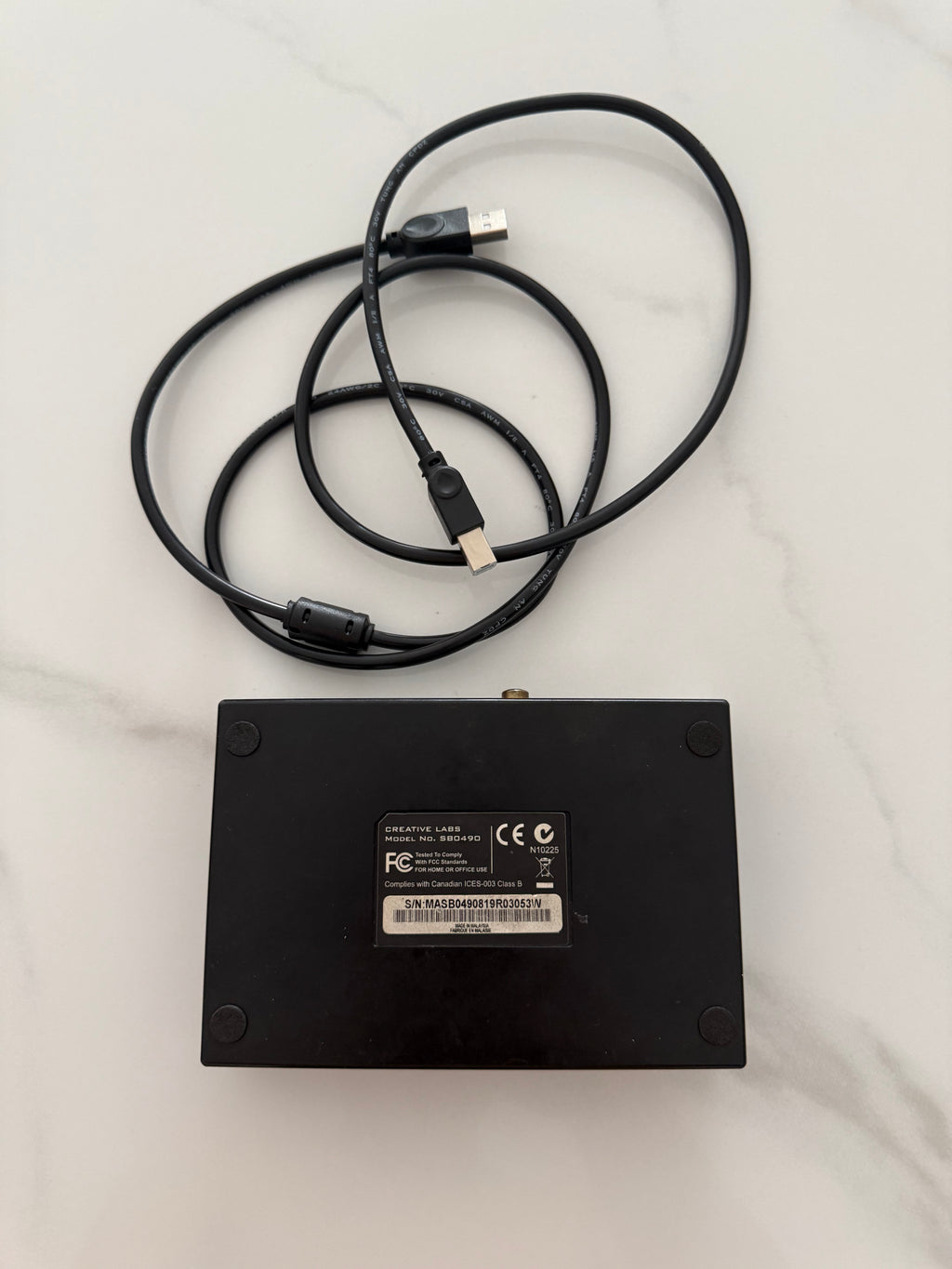 Creative Labs External Sound Blaster Model SB490 *Microphone NOT WORK