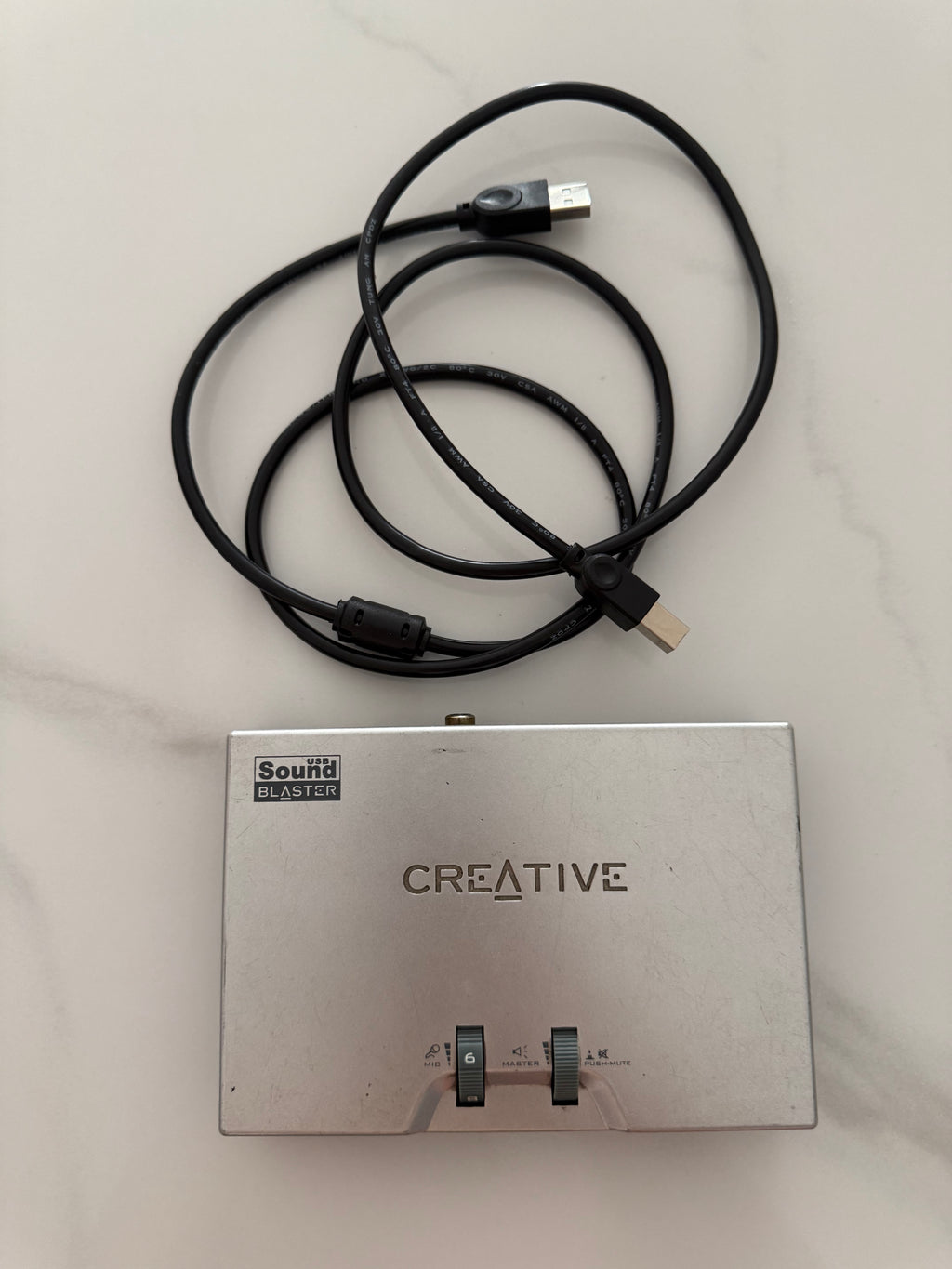 Creative Labs External Sound Blaster Model SB490 *Microphone NOT WORK