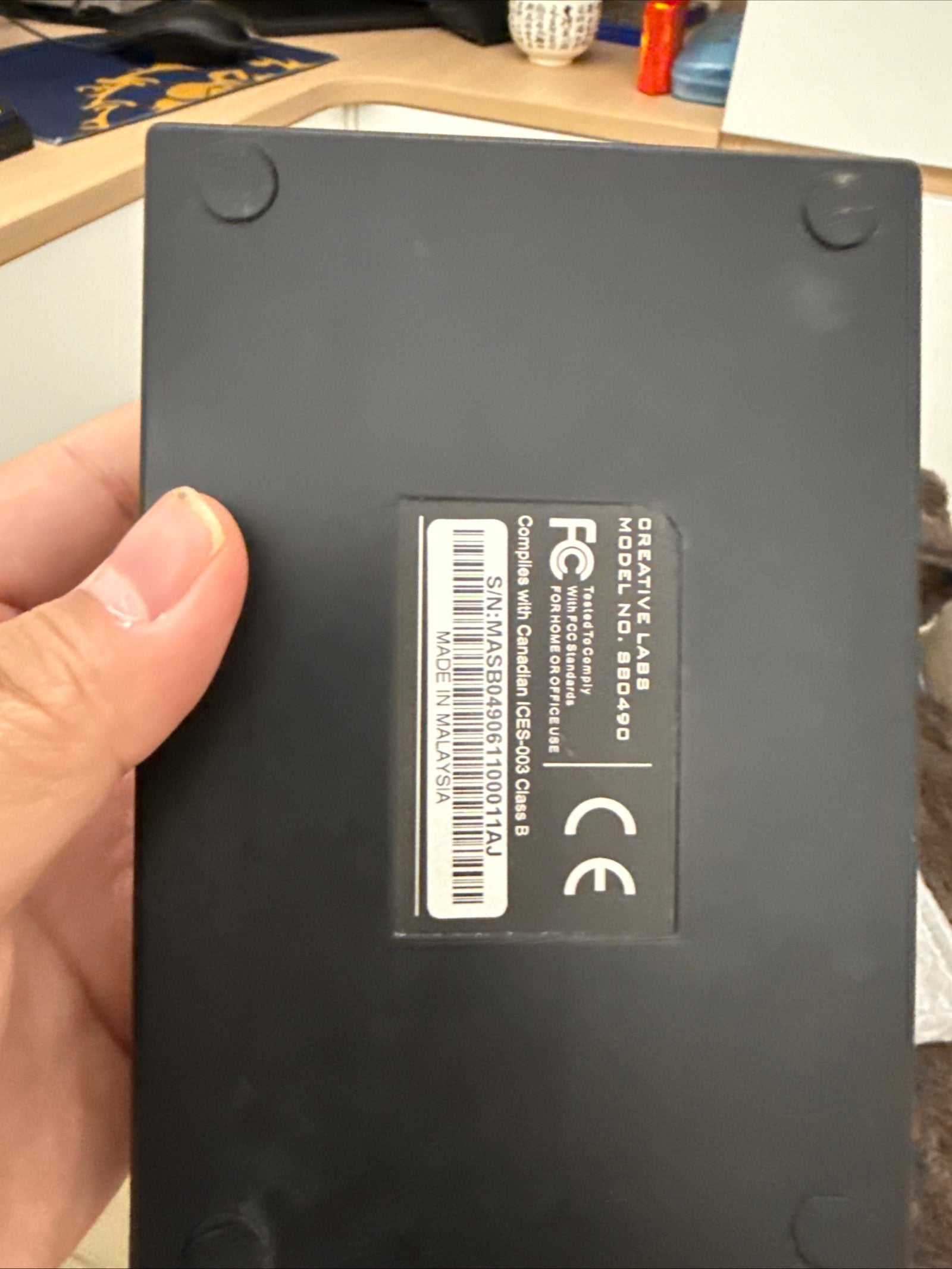 Creative Labs External Sound Blaster Model SB490 Sound Card #011AJ