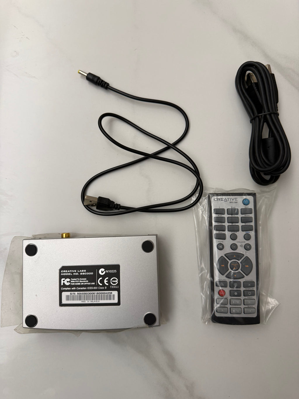 Creative Labs External Sound Blaster Model SB0300 Sound Card New #0042M