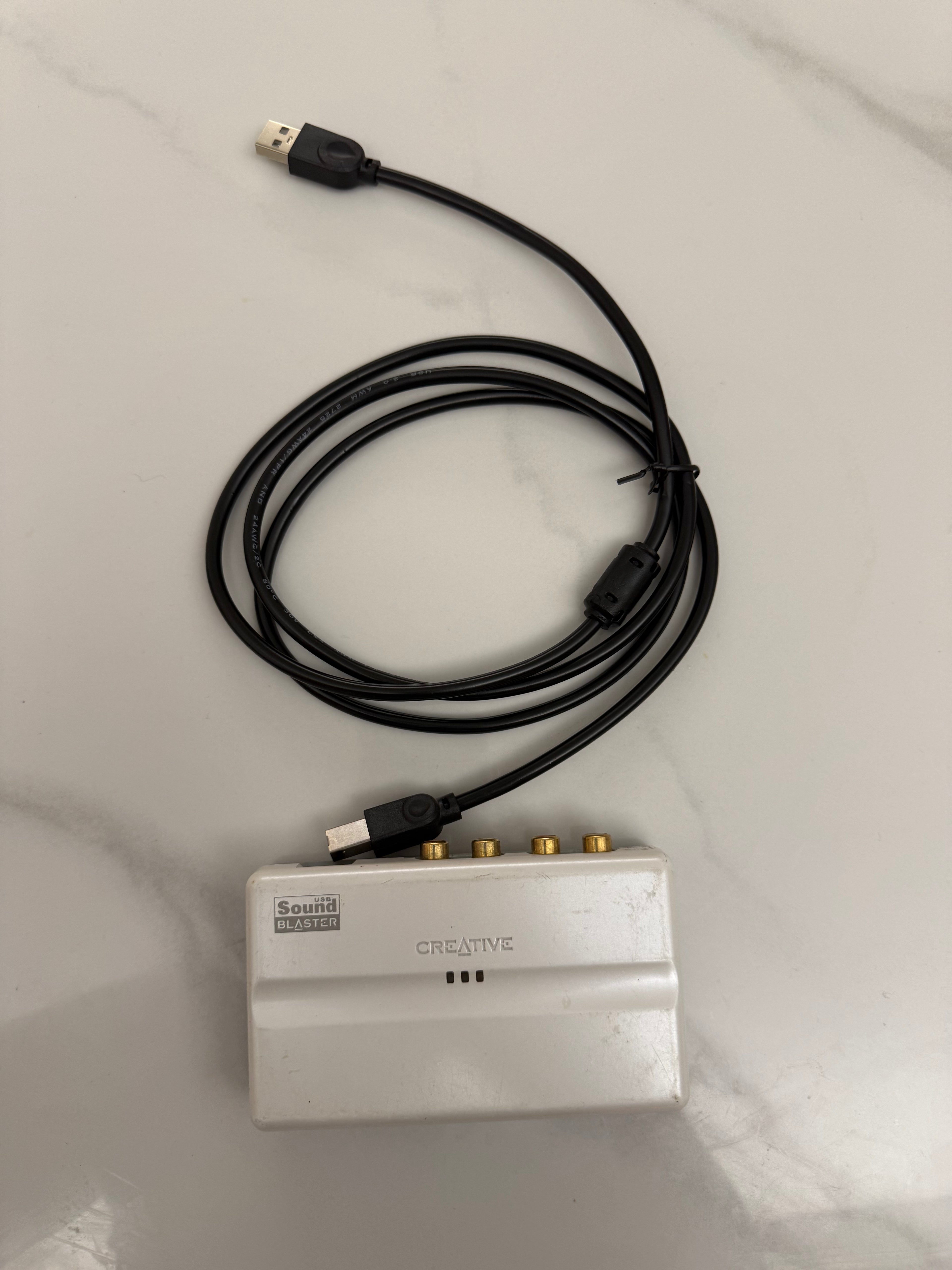 Creative Labs External Sound Blaster Model SB0271 Sound Card Made in Malaysia