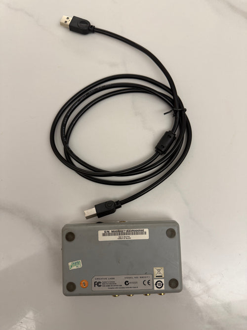 Creative Labs External Sound Blaster Model SB0271 Sound Card Made in Malaysia