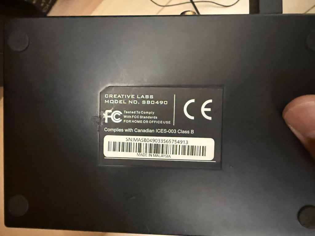 Creative Labs External Sound Blaster Model SB490 #54913