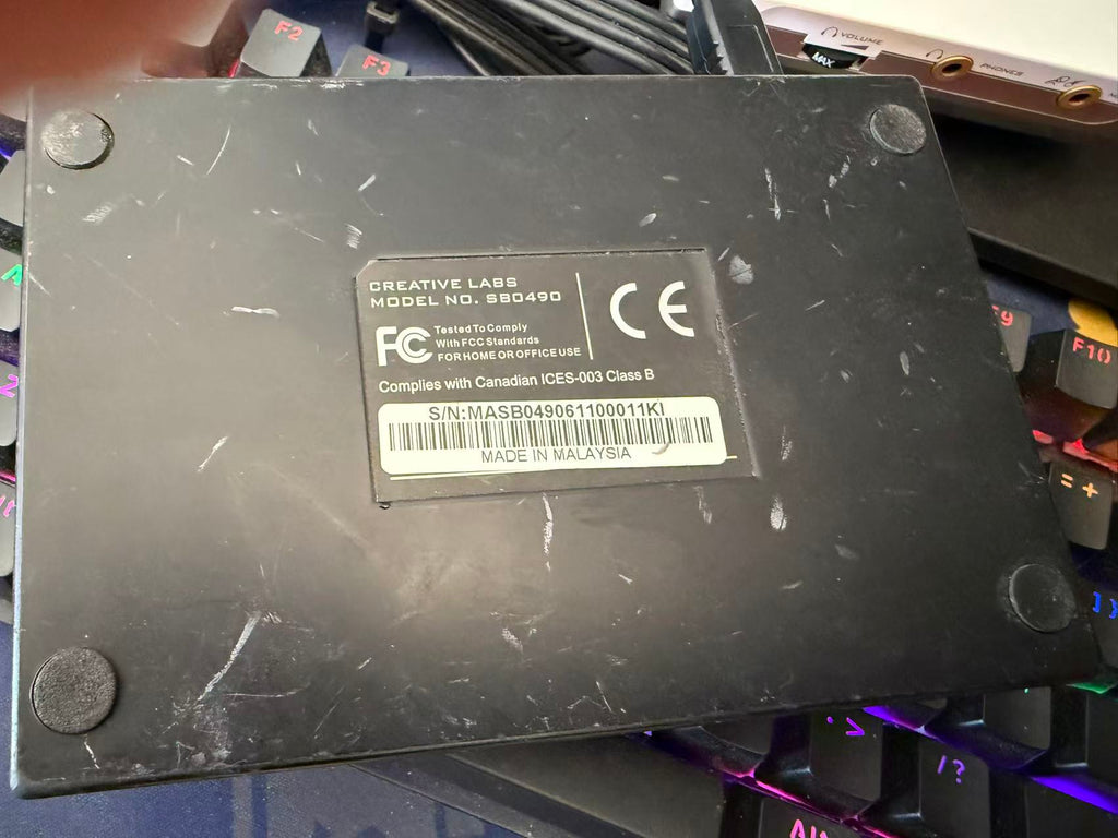 Creative Labs Live! 24-bit External Sound Blaster Model SB0490 Sound Card  #11KI