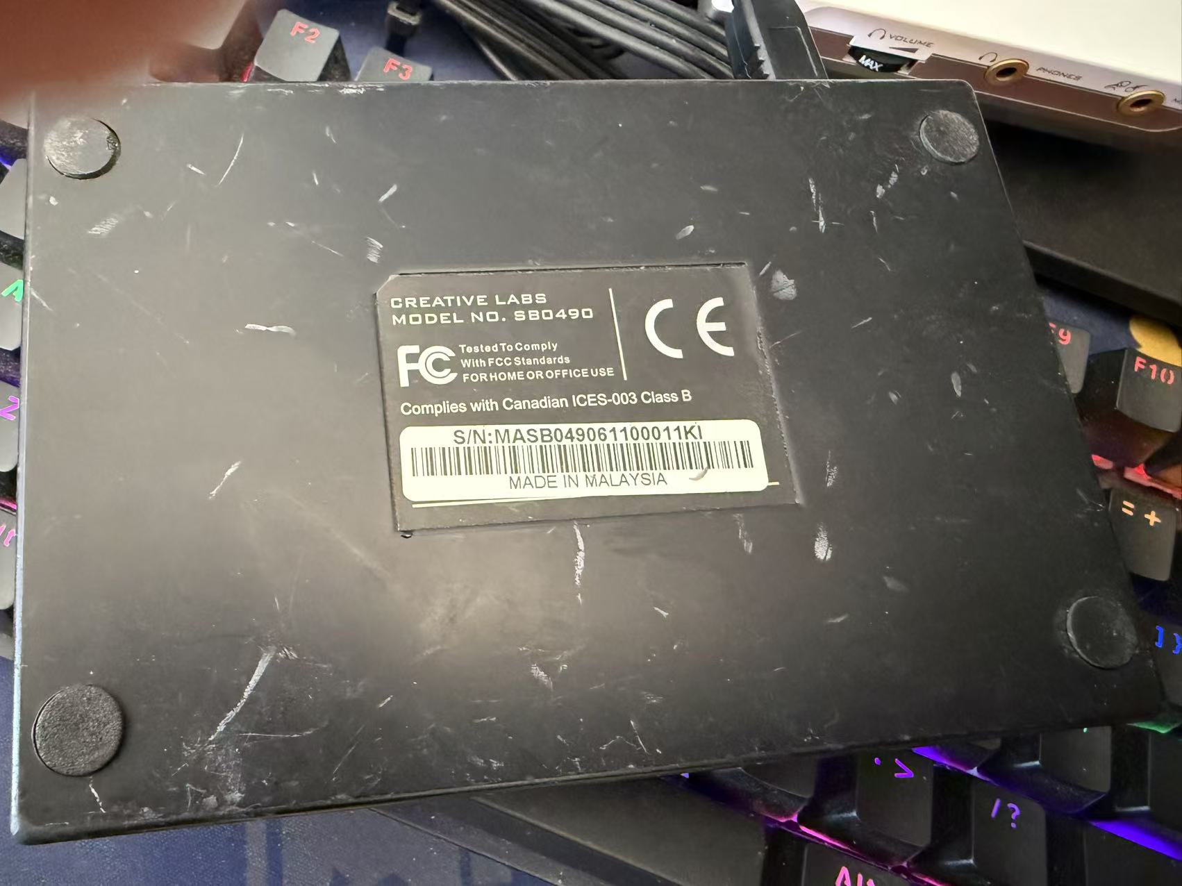 Creative Labs Live! 24-bit External Sound Blaster Model SB0490 Sound Card  #11KI