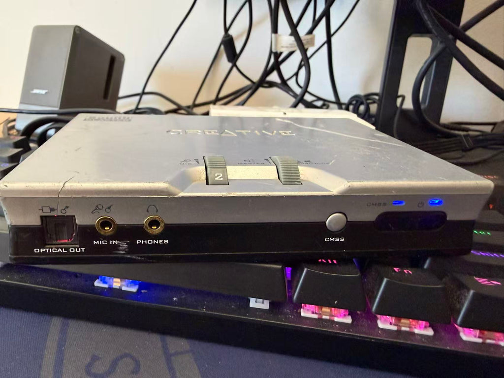 Creative Labs Live! 24-bit External Sound Blaster Model SB0490 Sound Card  #921W