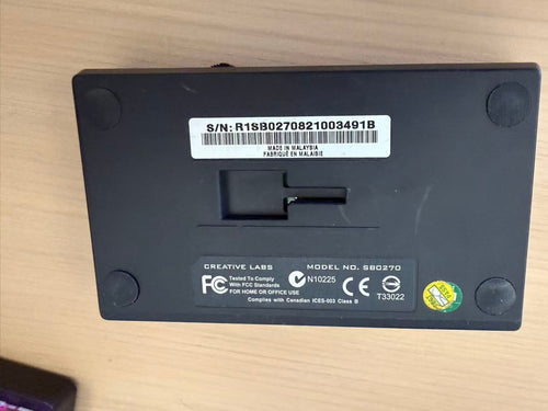 Creative Labs External Sound Blaster Model SB0270 Sound Card #491B