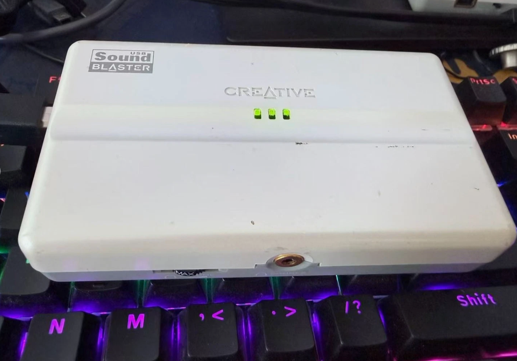 Creative Labs External Sound Blaster Model SB0271 Sound Card Made in Malaysia